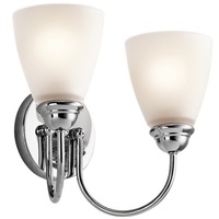 Bathroom Lighting (2 Bulbs) 13" Width Bathroom Lighting (2 Bulbs) 13" Width
