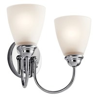 Bathroom Lighting (2 Bulbs) 13" Width Bathroom Lighting (2 Bulbs) 13" Width