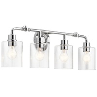 Bathroom Lighting (4 or more bulbs) 33-3/4" Width
