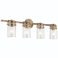 Champagne bronze bathroom store light fixtures