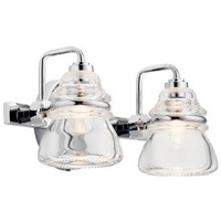 Bathroom Lighting (2 Bulbs) 13-1/4" Width Bathroom Lighting (2 Bulbs) 13-1/4" Width