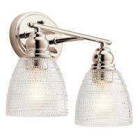 Bathroom Lighting (2 Bulbs) 15" Width