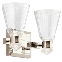 Bathroom Lighting (2 Bulbs) 14-1/2" Width