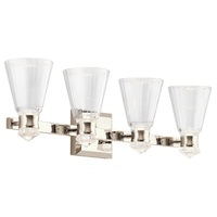 Bathroom Lighting (4 or more bulbs) 33-1/2" Width