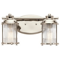 Bathroom Lighting (2 Bulbs) 14-1/4" Width
