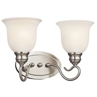 Bathroom Lighting (2 Bulbs) 14-3/4" Width