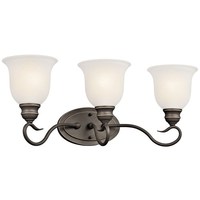 Bathroom Lighting (3 bulbs) 23-1/4" Width