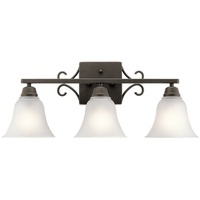 Bathroom Lighting (3 bulbs) 23-3/4" Width
