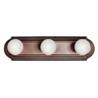 Bathroom Lighting (3 bulbs) 18" Width