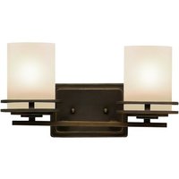 Bathroom Lighting (2 Bulbs) 14-1/2" Width Bathroom Lighting (2 Bulbs) 14-1/2" Width