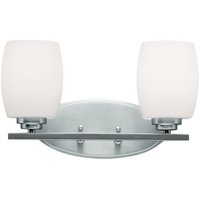 Bathroom Lighting (2 Bulbs) 14-1/4" Width Bathroom Lighting (2 Bulbs) 14-1/4" Width