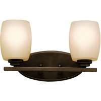 Bathroom Lighting (2 Bulbs) 14-1/4" Width Bathroom Lighting (2 Bulbs) 14-1/4" Width
