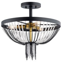 Semi Flush Mount 16" Width