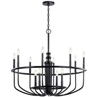 Mid Sized Chandelier 34-3/4" Width