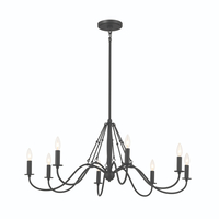 Large Foyer Chandelier 38" Width