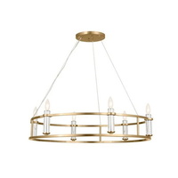 Mid Sized Chandelier 33-1/4" Width