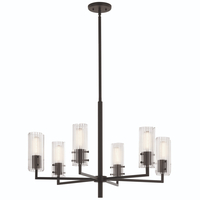 Mid Sized Chandelier 30-1/4" Width