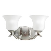Bathroom Lighting (2 Bulbs) 15" Width Bathroom Lighting (2 Bulbs) 15" Width