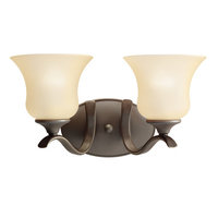 Bathroom Lighting (2 Bulbs) 15" Width