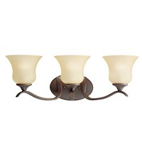 Bathroom Lighting (3 bulbs) 23-1/4" Width