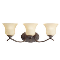 Bathroom Lighting (3 bulbs) 23-1/2" Width