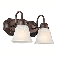 Bathroom Lighting (2 Bulbs) 12" Width Bathroom Lighting (2 Bulbs) 12" Width