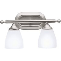 Bathroom Lighting (2 Bulbs) 14-3/4" Width Bathroom Lighting (2 Bulbs) 14-3/4" Width