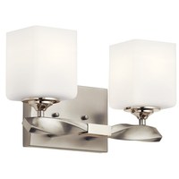 Bathroom Lighting (2 Bulbs) 13-1/2" Width Bathroom Lighting (2 Bulbs) 13-1/2" Width