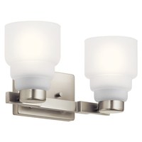 Bathroom Lighting (2 Bulbs) 14-1/2" Width