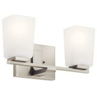 Bathroom Lighting (2 Bulbs) 14" Width