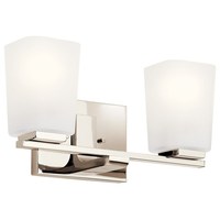 Bathroom Lighting (2 Bulbs) 14" Width