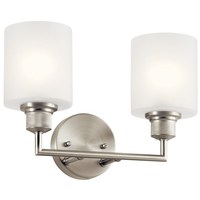 Bathroom Lighting (2 Bulbs) 14" Width