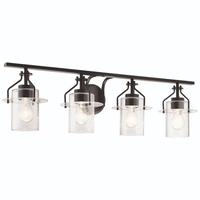 Bathroom Lighting (4 or more bulbs) 34-1/4" Width