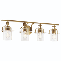 Bathroom Lighting (4 or more bulbs) 34-1/4" Width