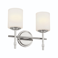 Bathroom Lighting (2 Bulbs) 14" Width