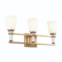 Bathroom Lighting (3 bulbs) 23-3/4" Width