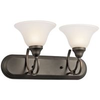 Bathroom Lighting (2 Bulbs) 18" Width