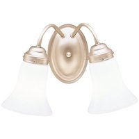 Bathroom Lighting (2 Bulbs) 13-1/2" Width Bathroom Lighting (2 Bulbs) 13-1/2" Width
