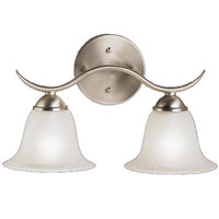 Bathroom Lighting (2 Bulbs) 14-1/2" Width Bathroom Lighting (2 Bulbs) 14-1/2" Width