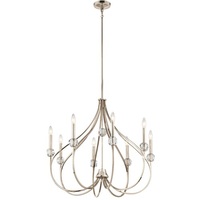 Mid Sized Chandelier 30-1/4" Width