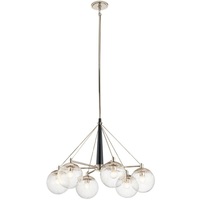 Mid Sized Chandelier 34-1/2" Width