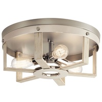 Flush Mount Ceiling Light 16-1/4" Width