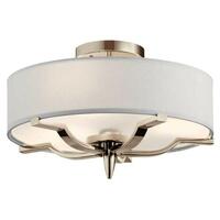 Flush Mount Ceiling Light 15" Width
