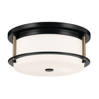 Flush Mount Ceiling Light 12" Width