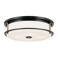 Flush Mount Ceiling Light 18" Width
