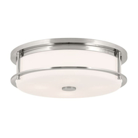 Flush Mount Ceiling Light 18" Width