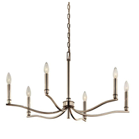 Mid Sized Chandelier 32" Width