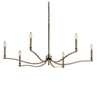 Large Foyer Chandelier 42" Width