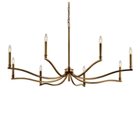 Large Foyer Chandelier 52" Width