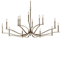 Large Foyer Chandelier 52-3/4" Width